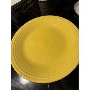 Fiestaware, Dinner Plate, 10.5 inch Diameter, Yellow